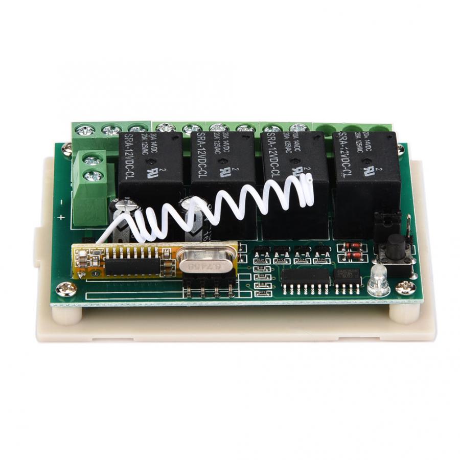 Door Remote Control 12V 433MHz Wireless Remote Control Switch Relay Receiver+RF Transmitter garage door opener
