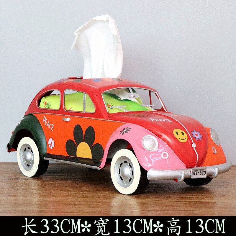 Amerikaanse Retro Creatieve Servet Lade, Tissue Box, Auto, Bestelwagen, Bus, bar Restaurant Hotel Thuis Woonkamer Decoratie Ornamenten: H
