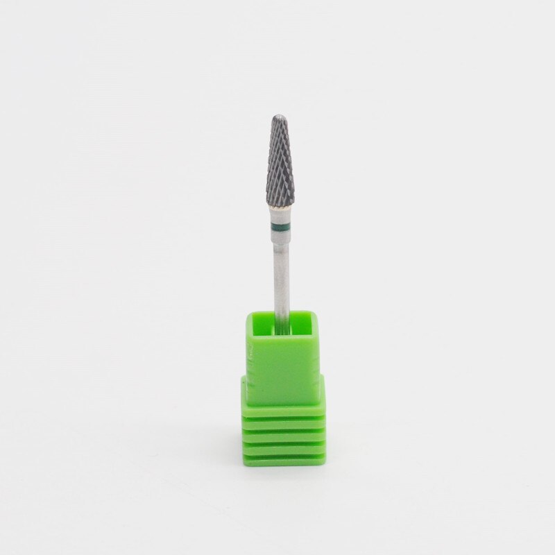 Fresas de laboratorio de dentista, máquina de brocas de carburo de tungsteno, cortador de uñas, lima de uñas, broca de carburo de manicura: 1Pcs F