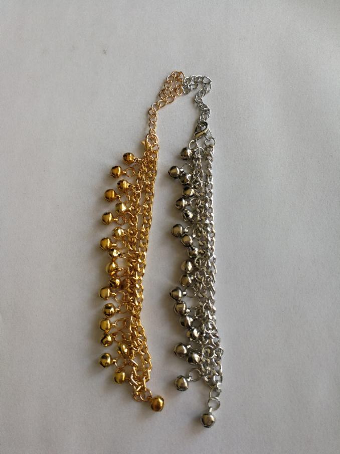 Women Indian Traditional Belly Dance Ghungroo Brass Anklet with Jingling Bells Female Jewelry