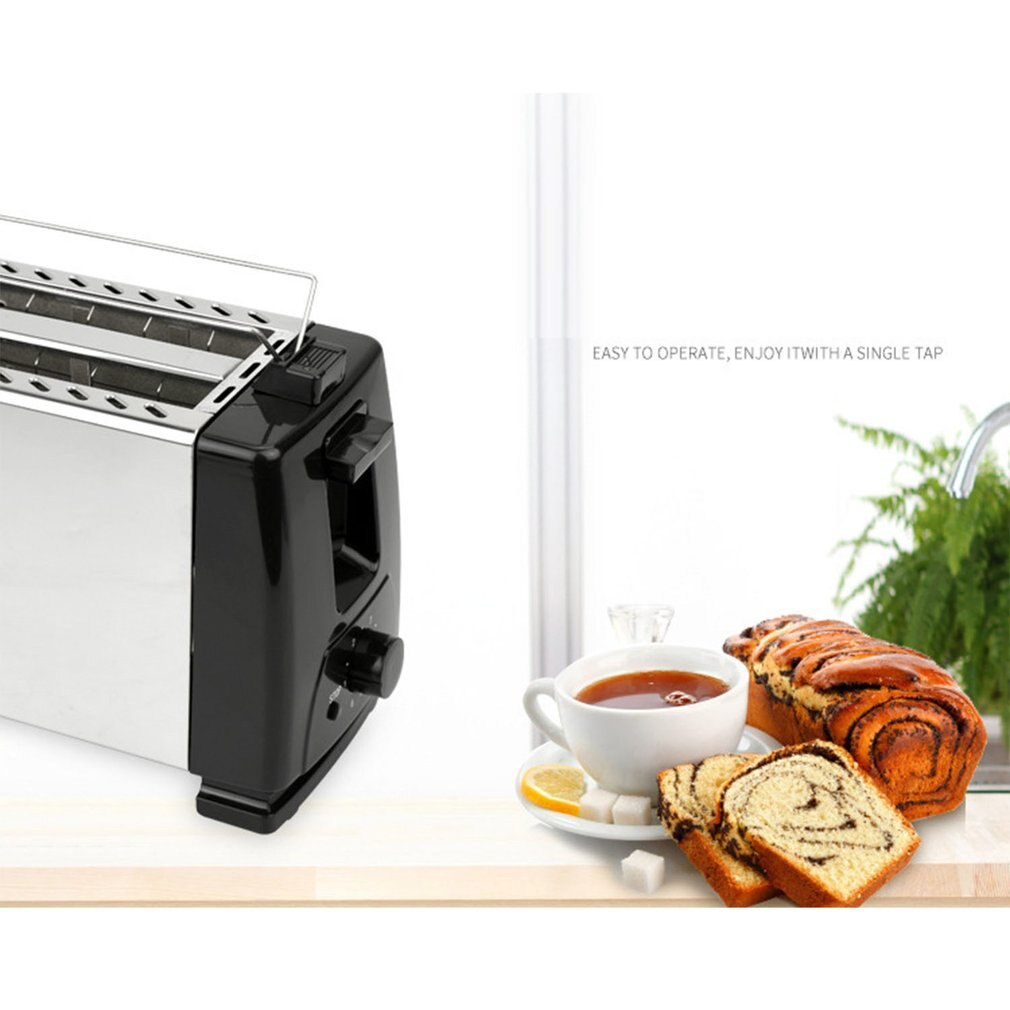 Fuldautomatisk brødrister med stativ stegt æg opvarmning husholdning sandwich maker multifunktionel morgenmad maskine: Default Title