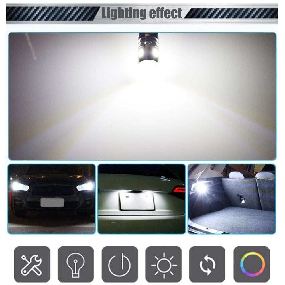 2Stck BA9S T4W LED-lampe 12v 24v BAX9S H6W H5W Bucht9S H21W Auto Hinten Nebel Licht Auto umkehren Parkplatz Lichter Innen Kuppel Lampen Weiß