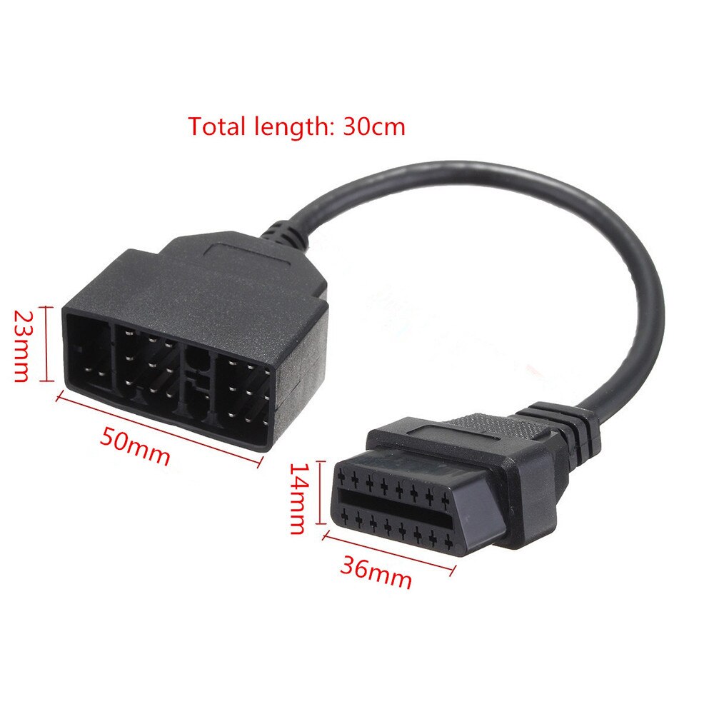 22 Pin OBD1 Naar 16 Pin OBD2 Converter Adapter Kabel Voor Toyota Diagnostische Scanner OBD2 Sluit Kabel