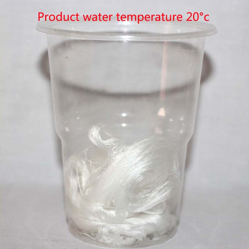 20 °C hilo soluble en agua de baja temperatura, temperatura normal lavado de agua prenda de bordado instantáneo posicionamiento hilo de coser