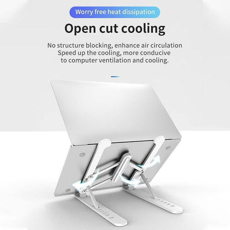Adjustable Foldable Laptop Stand Non-slip Desktop Laptop Holder Notebook Stand For Macbook iPad Pro DELL HP Lenovo ASUS