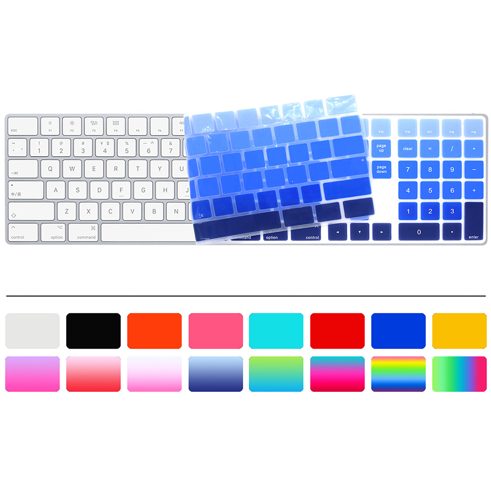 Magic Keyboard with Numeric Keypad MQ052LL/A A1843 Soft Silicone Skin Keyboard Cover For Apple Magic Keyboard