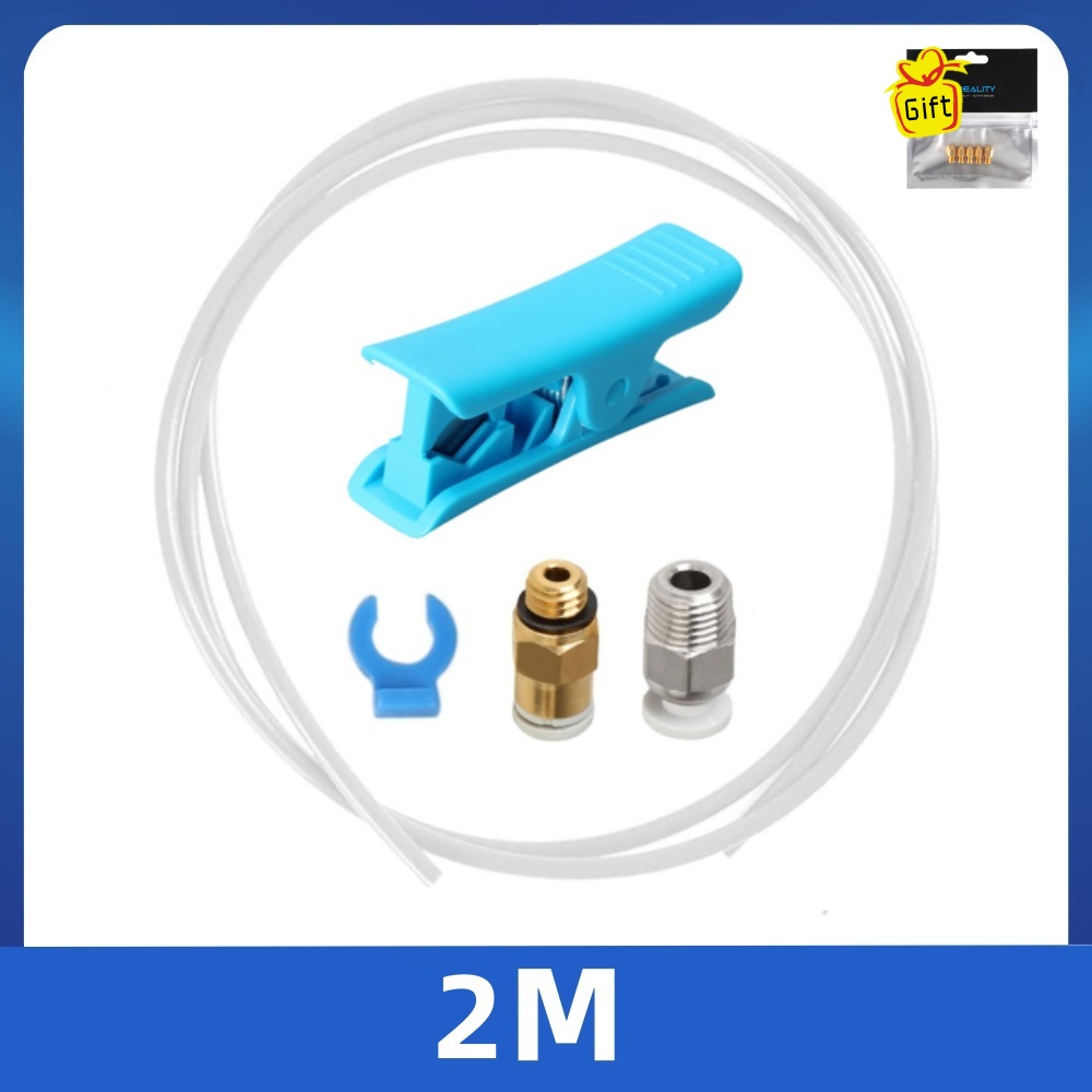 kit di accessori per tubi in PTFE serie Creality K1 con stampante 3D resistente al calore con filamento in PTFE da 1 M/2 M per K1/K1 Max/K1C/Ender 3 V3: Grigio