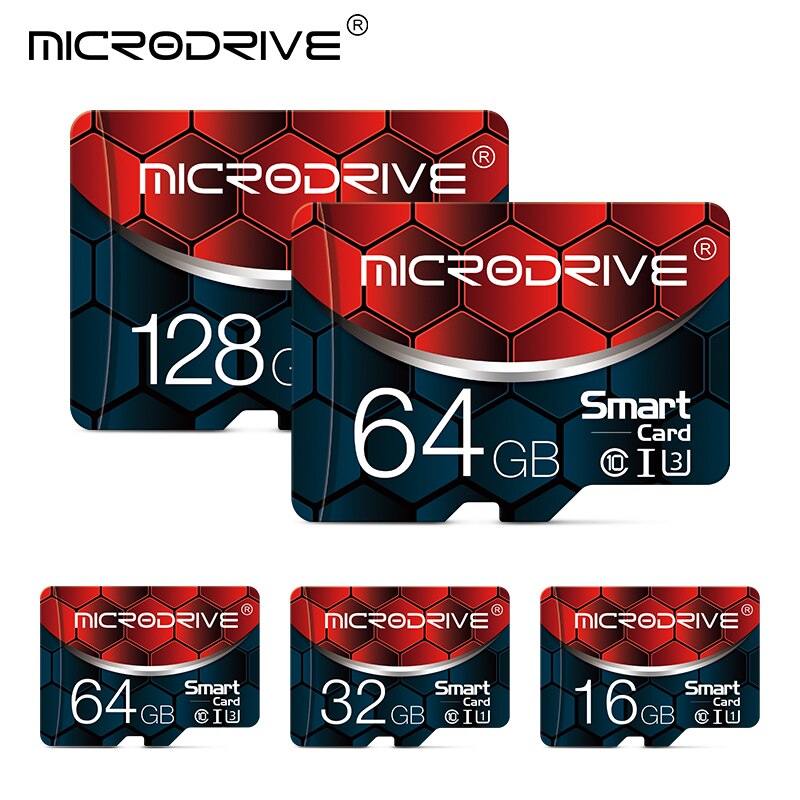Capaciteit micro sd kaart 8gb 16gb 32gb klasse 10 geheugenkaart micro sd 64gb 128gb mini flash tf kaart met gratis adapter