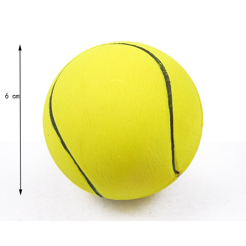 1pc Haustier Hund Spielzeug Gummi Sport Ball Spielzeug für Hund Kauen Spielzeug Quietscher Spielzeug Klang Ball Für Kleine Hund ausbildung Produkt Liefert 6cm: Tennis 8cm