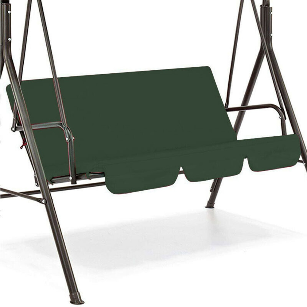 Chair Seat Cover Waterproof Cushion Patio Seat Replacement 150cm Swing: Dark Green