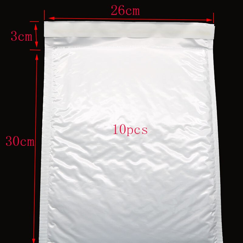 10 Teile/beutel Büro Post äußern Weiß Tasche blasiert Umschlag Luft blasiert Folie Umschlag Anti-Vibration Schreibwaren Verpackung: C