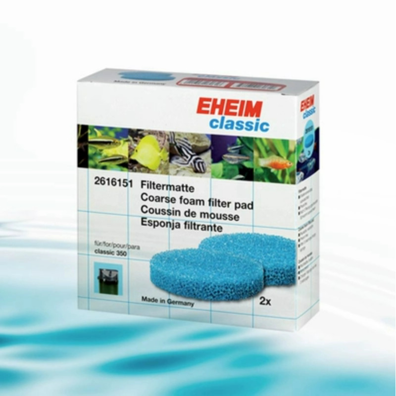 EHEIM Classic 2211/2213/2215/217 Fein- und Grobschaumstoff-Filterpad für mechanische und biologische Filtration: Blau