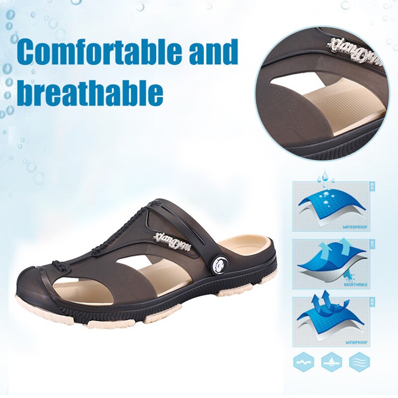 Sandales d'extérieur pour hommes, chaussures de plage respirantes, antidérapantes, confortables et décontractées, offre spéciale, B5
