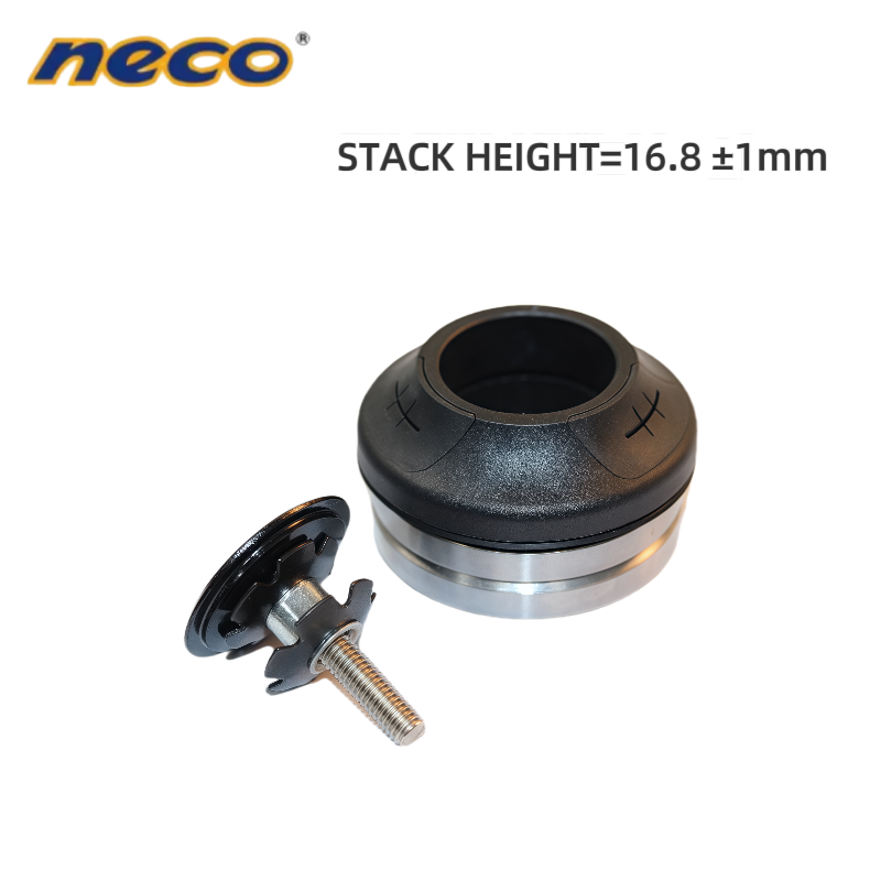 H322MP-1WR volledig interne kabelgeleidingheadset met 52 mm volledig gesloten lagers, cartridgelagerde headset voor mountainbikes: Default Title