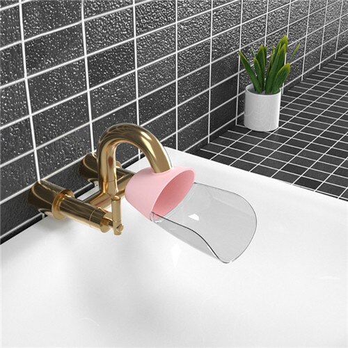 Faucet Extender Kitchen Rotatable Bubbler Faucet Extender Sink Handle Extension Baby Bath Tap Crab Shape Wash Extender Bathroom: 1
