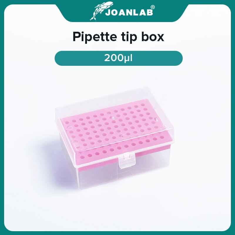 Joanlab Officiële Winkel Laboratorium Pipet Tip Box 10ul 200ul 1Ml 5Ml 10Ml Micropipet Plastic Pipet Doos Laboratorium apparatuur