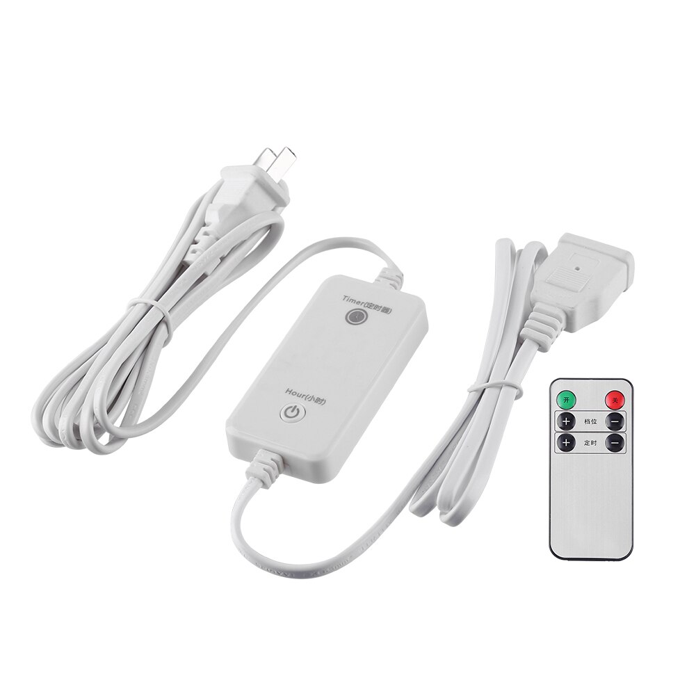 Flat Power Plug Connecting Extension Cable 2 Meters Household Multi-function LED Display Timer Button Power for PC Fan Table