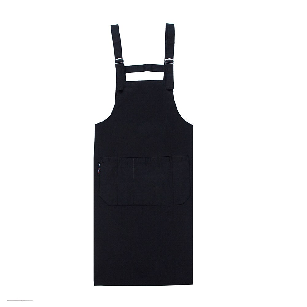 Unisex Food Service Kitchen Work Restaurant Home Cooking Cleaning Wear Aprons Chef Waiter Hotel Coffee Shop Uniforms: Black