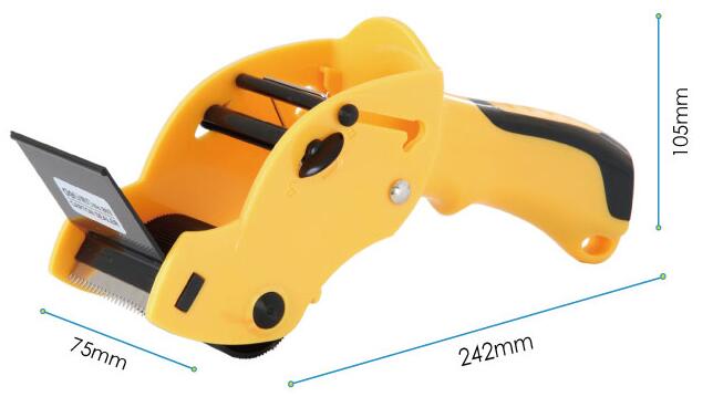 6cm small Tape cutter Adhesive Tape Cutter Office and School Supplies Tape Dispenser free shopping: Yellow