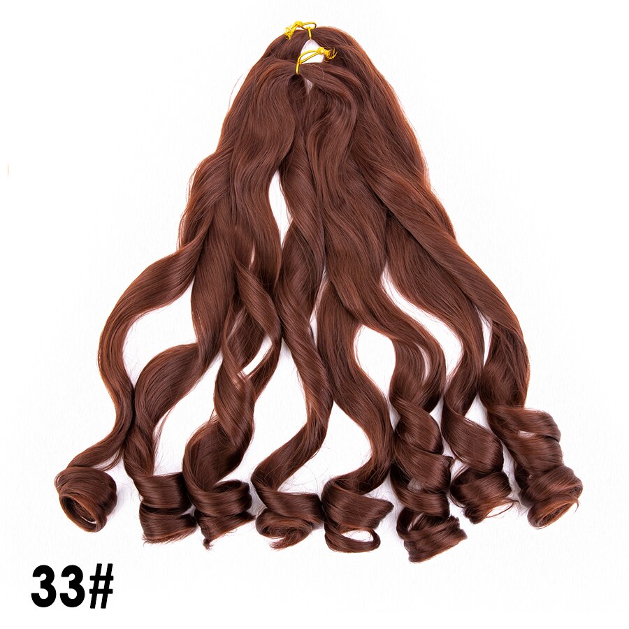 Synthetic Water Wave Braid Crochet Hair Extensions Afro Curly Tress Loose Wave Braiding Hair Bundles Braids Blonde Free Tress: 33