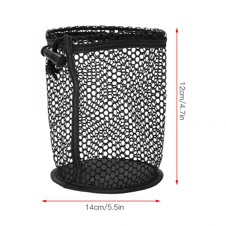 Tillbehör dubbel mesh bollväska nylon förvaringsväska poke 12 bollar samlartillbehör