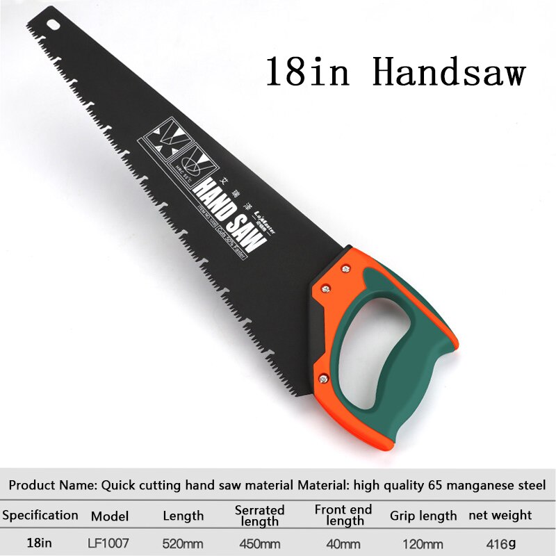 AIRAJ Universal Multi-Function Hand Saw Woodworking Tools Fast Cutting Wood Plastic Tube Home Gardening Hand Tool: 1007