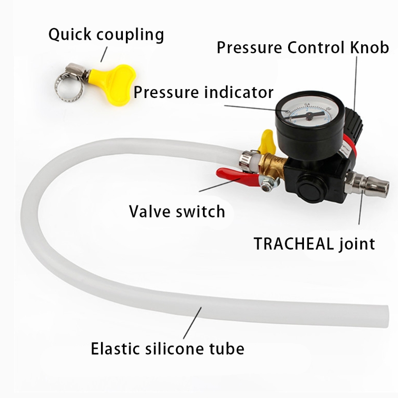 Premium Pressure Test Leak Testers Kit Cooling System Water Tank Leak Detector Shockproof for Car Cooling System