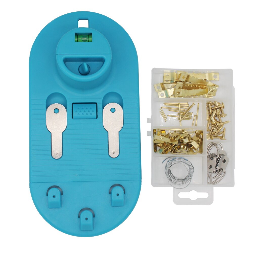 85pcs Leveling Tool Picture Frame Hanger Heavy Duty Serrated Hanger Hardware Photo Hanging Kit Photo Locator Hook