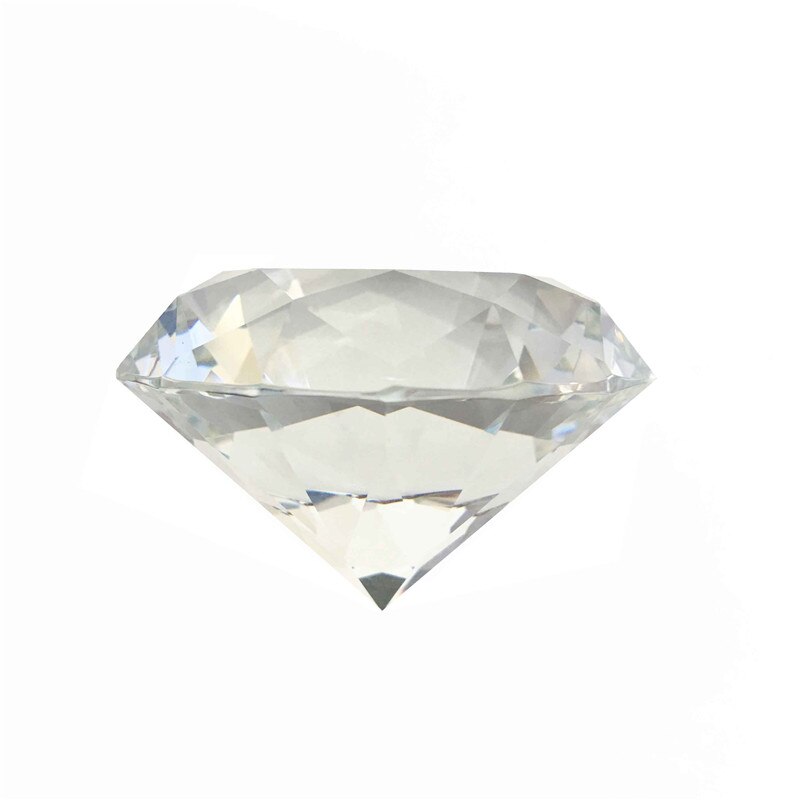 Clear 30mm 10 stks/partij Diamantvormige Crystal Glazen Presse-papier Voor Vaas
