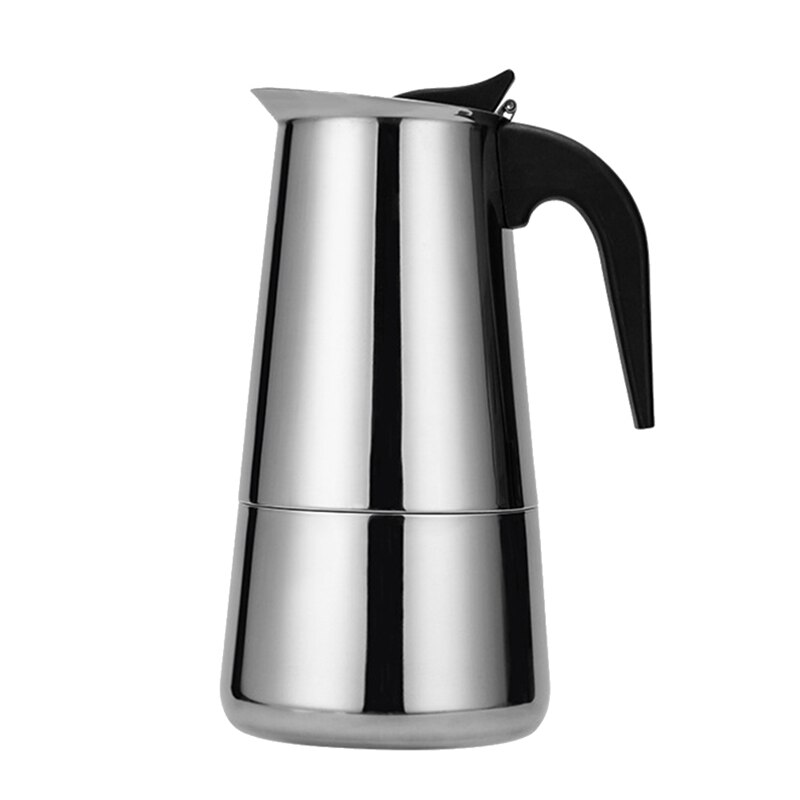 Stainless Steel Coffee Pot Mocha Coffee Latte Filter Stove Coffee Maker Pot Filter Beverage Tools: Dull