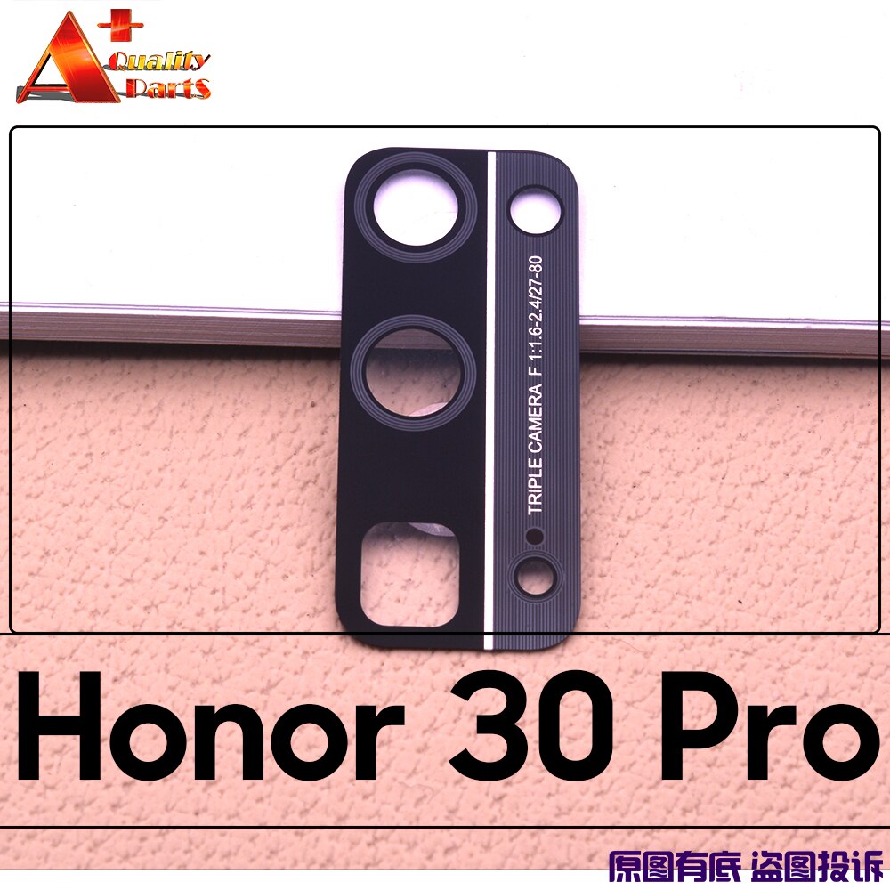 Original Zurück Hinten Kamera Objektiv Glas Abdeckung Ersatz Abdeckung Für Honor 30 Pro + 30S Ansicht 30 v30 pro: Goldene