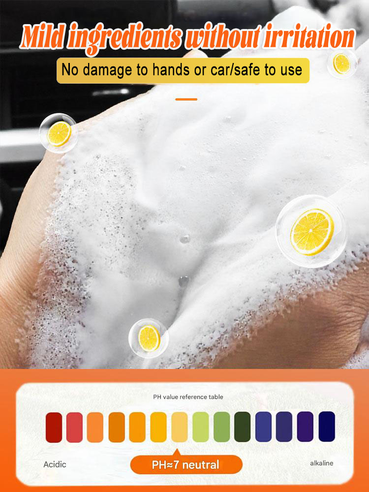 Nettoyant en mousse pour voiture, produits de nettoyage pour intérieur de véhicule, Spray en mousse pour le nettoyage de la maison et de la voiture