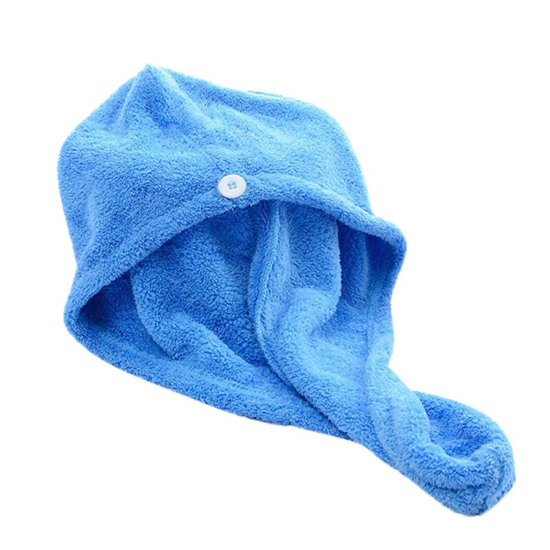 Hårhåndklæde magisk mikrofiber hårtørrer hurtigttørrende tørretumbler hoved tør hat indpakket svømmebassin håndklæde badevikle hat quick cap turban 2