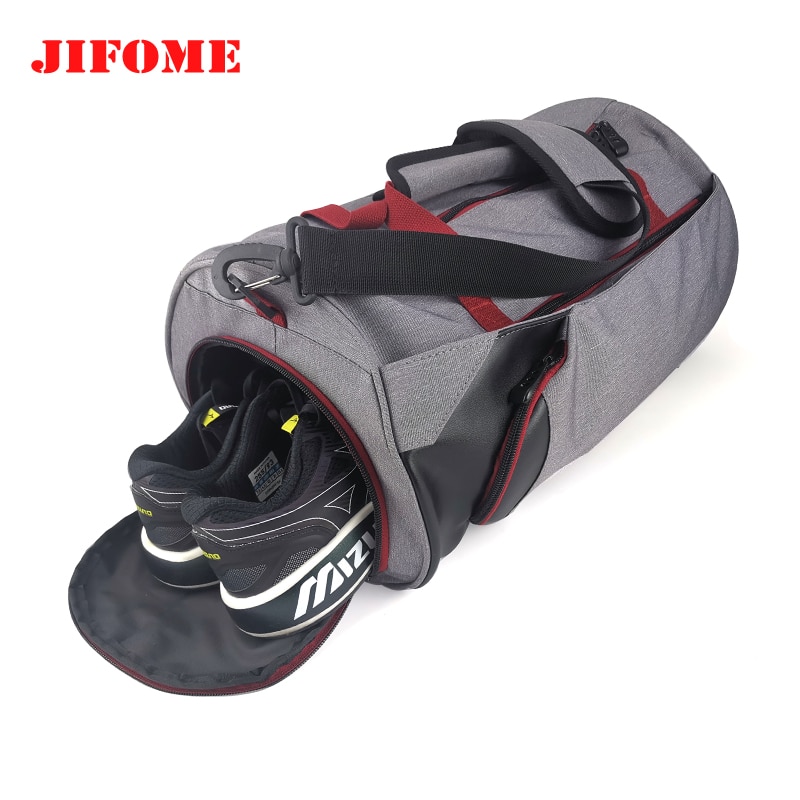 JIFOME Men Women Sports Bags For Training Bag Tas Fitness Travel Sac De Sport Outdoor Gym Swim Gymtas Yoga Shoes compartment