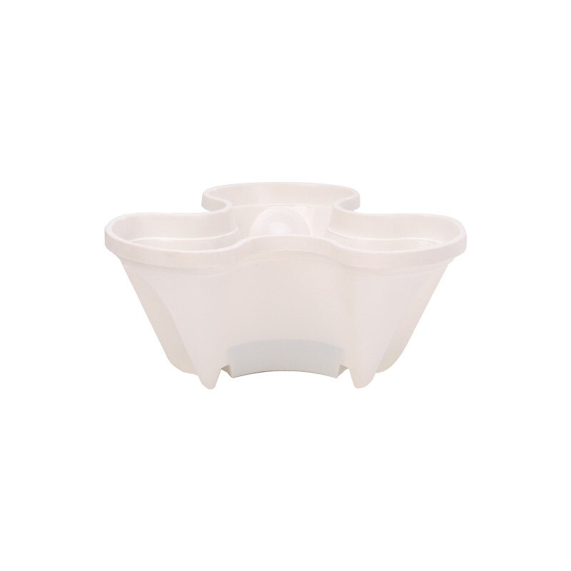 Flower Pot Stackable Planter Garden Strawberry Herb Flower Vegetable Pots Vertical Succulents Plant Pot Bonsai Pot Home Decor: White