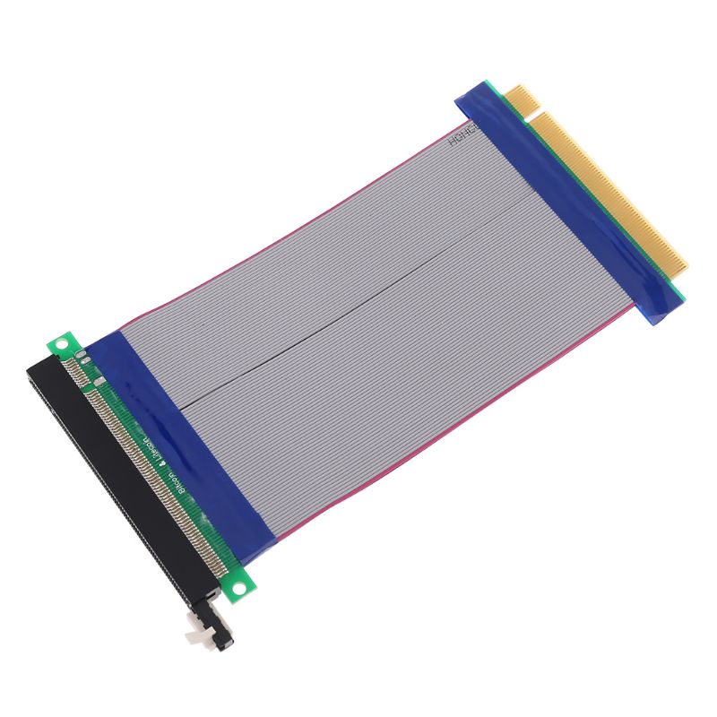 PRODUCTS PCI-E 16X to 16X Riser Extender Card Adapter PCIe 16X PCI Express Flexible Cable Z09