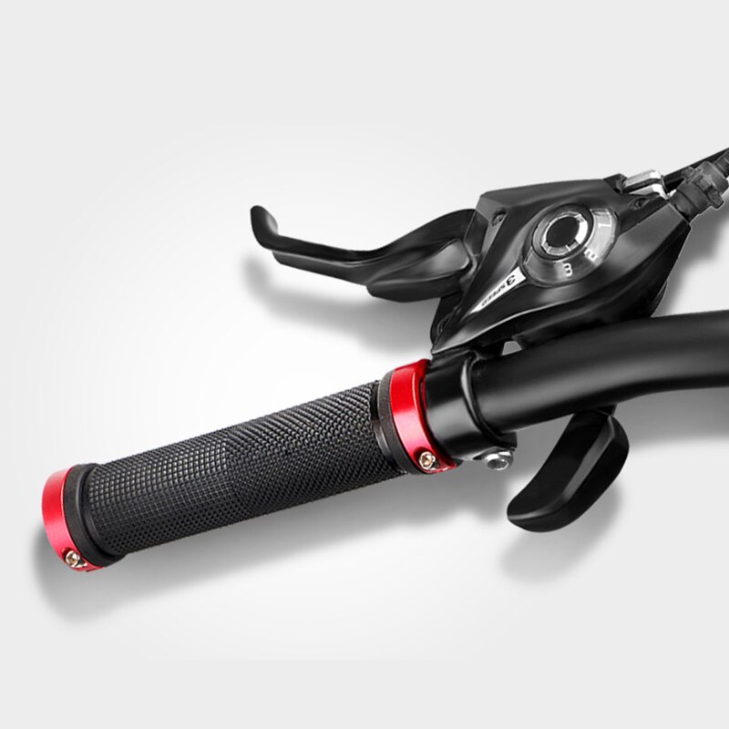 ITMTB-empuñaduras de goma para manillar de bicicleta, puños de aleación, bloqueo Bilateral, antideslizantes, accesorios para BMX