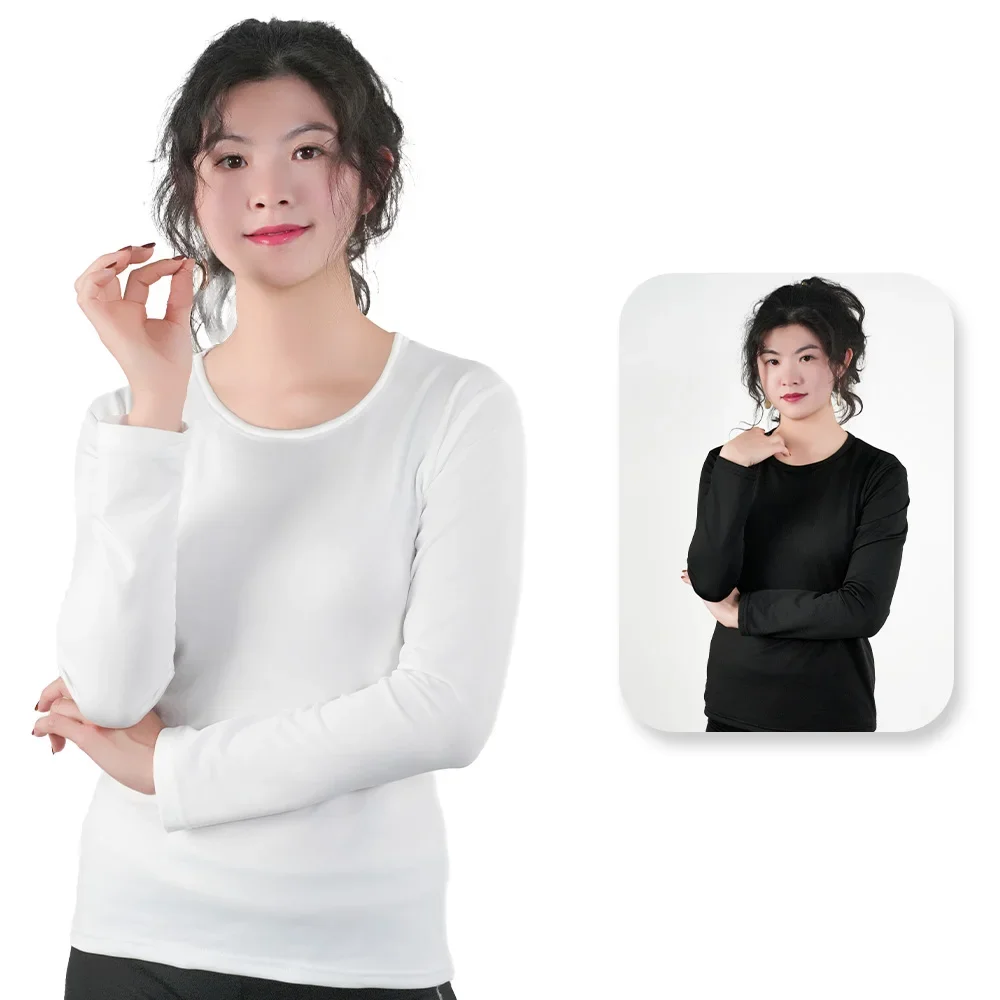 Sexy camisa feminina manga longa estilo coreano magro básico undershirt alta estiramento tshirt topo das mulheres roupas t camisa feminina