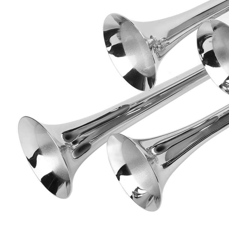 Train Air Horn 4 Trumpet Air Horn 135DB for Pickup for SUV for RV
