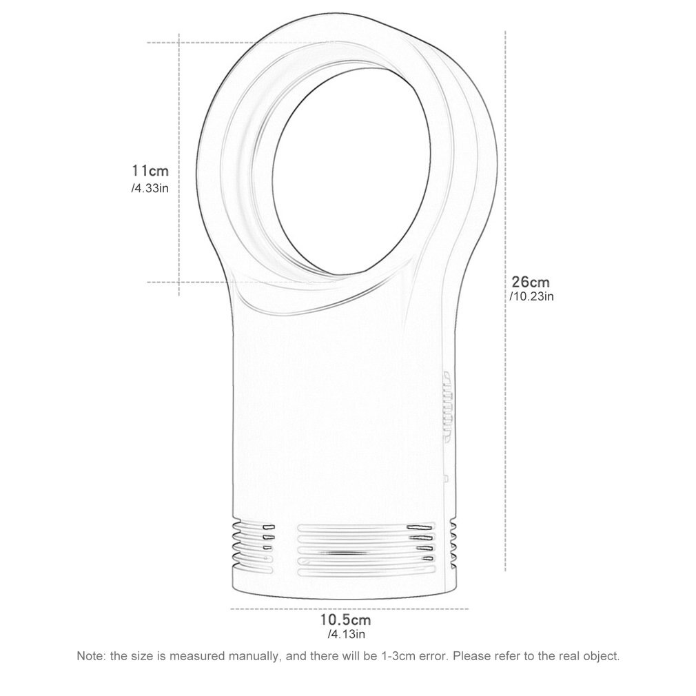 Multifunctional Mini Small Heater Home Bedroom Office Leafless Heater Desktop Fan Electric Heater