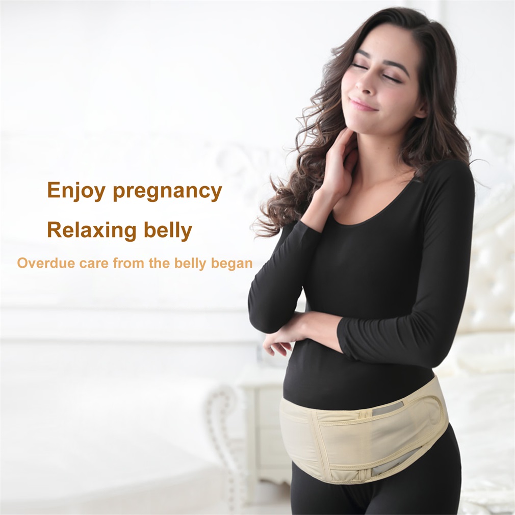 Breathable Maternity Belt Babo Care Breathable Lower Back and Pelvic Support Comfortable Belly Band for Pregnancy Prenatal