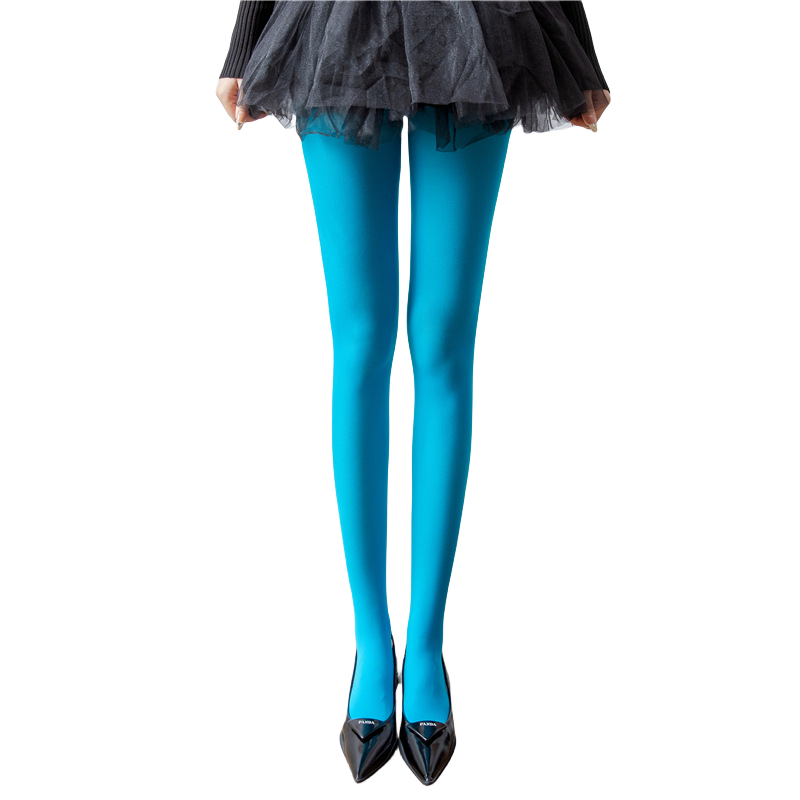 2025 Lente vrouwen 80D Denier Fluwelen Ondoorzichtige Panty Dames Kleurrijke Panty Stretch Panty Dressing Dopamine Kleuren