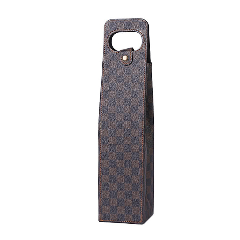FLYMUYU Weinbeutel, Weinflaschenboxen, rote Weine, Tasche, Lederbox, Flaschenverpackung, Tasche, Hochzeit, Party, Dekoration, , Weinzubehör: Rosa