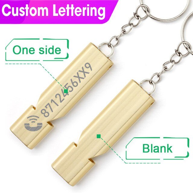 Free engraving Pet Dog Training Whistle Two-tone Ultrasonic Flute German Shepherd Training Whistle Pet Supplies Dog Whistle