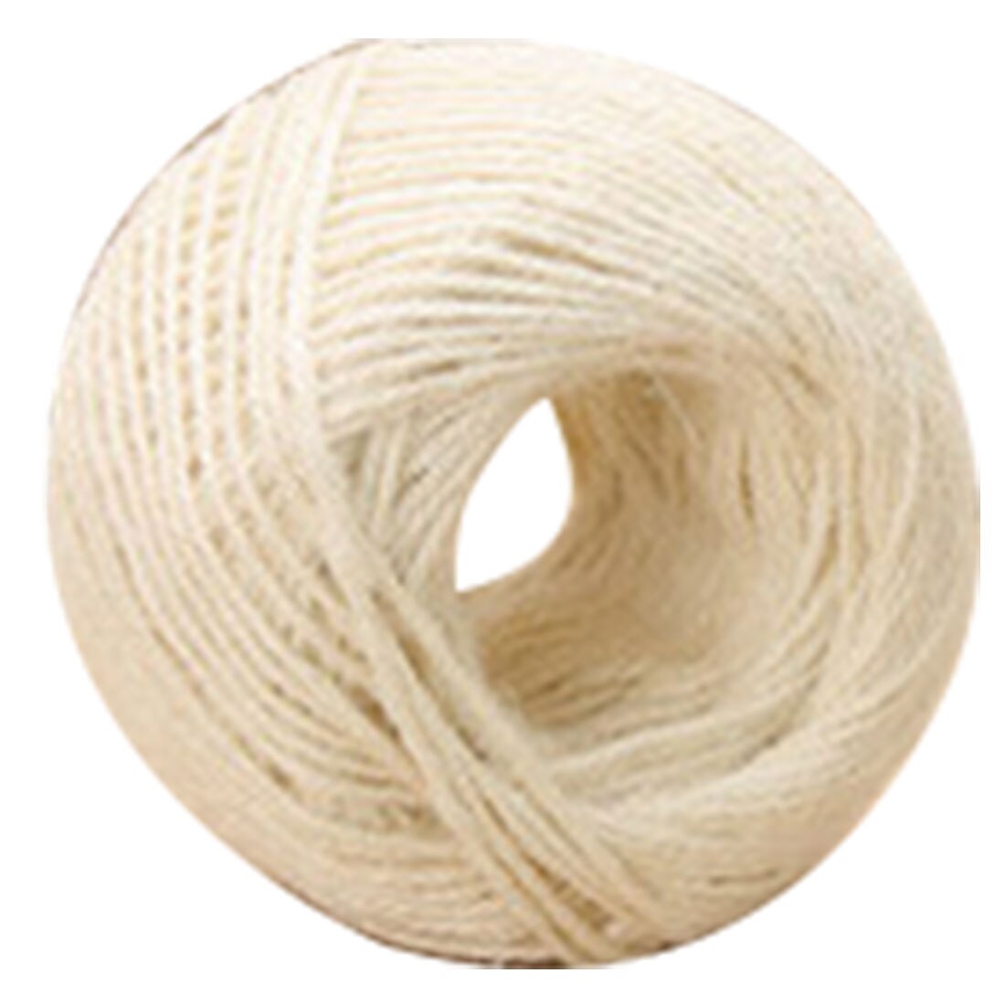Fargerik naturlig brun jute hamptau hyssing snor diy skaft håndverkslampe 2 mmx 50m 1pc: Hvit