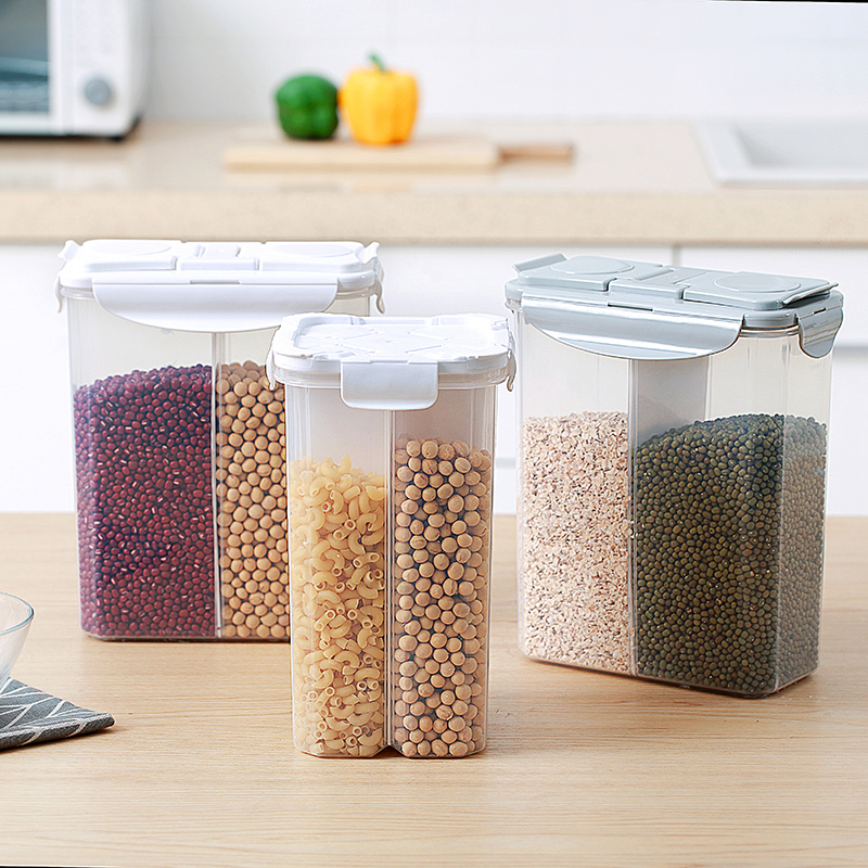 Multi Transparent Four Side Locking Fresh-keeping And Sealed Coarse Cereals Can Snack Box