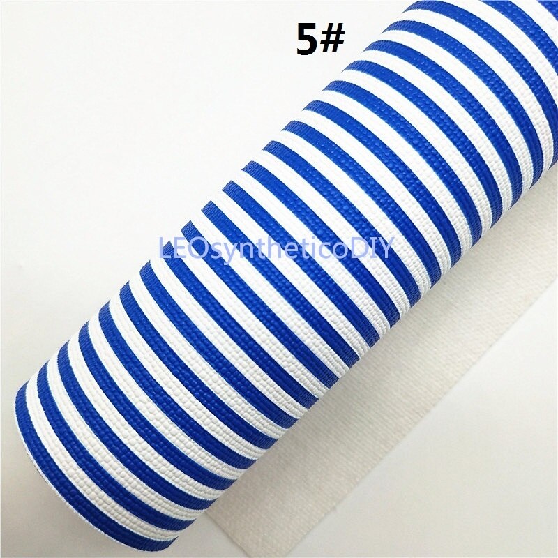 1Pc 21X29CM Strepen Faux Leer Stof, Synthetisch Leer Stof Lakens, Pu Leer Voor Maken Bows Leosyntheticodiy T311
