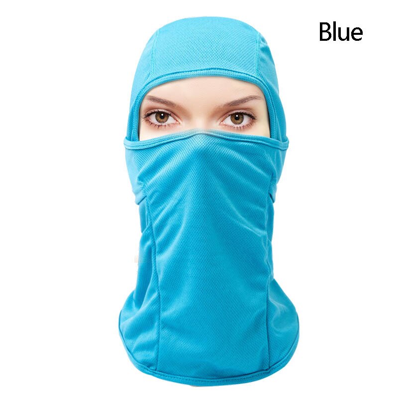 Winddicht skimasker, motormasker, nekkap, buitenmasker, vochtafvoerend, gezichtsbedekking  qp2: Blauw