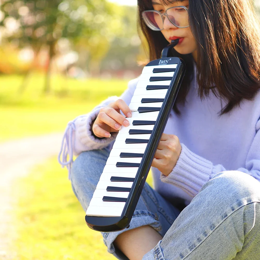 IRIN Melodica 32/37 teclas teclado de Piano armónica de órgano bucal instrumento Musical principiante niños educativo Melodica