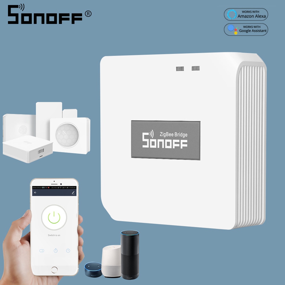 Sonoff ZigBee Gateway Bridge Wireless Switch Temperature Humidity Sensor Motion Sensor Wireless Door Window Sensor Smart Home